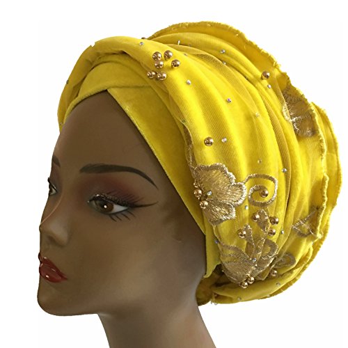 Embroidery beaded stoned turban - Image 3