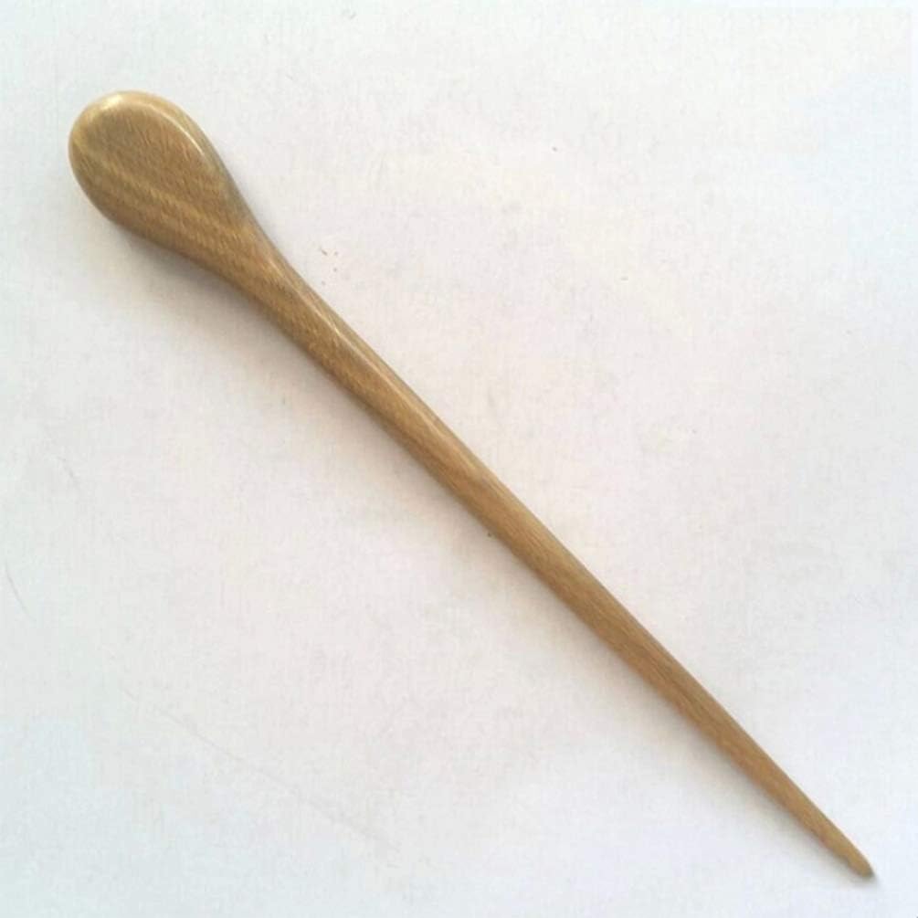 Minkissy Wood Hair Sticks, 2pcs Natural Sandalwood Hair Sticks Chinese Chopsticks Japanese Hair Pin for Women Girls - Image 5