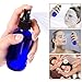 Olilia 1 oz Cobalt Blue Glass Spray Bottles with Black Fine Mist Sprayer Pack of 12, Mini Funnel and Transfer Pipettes included