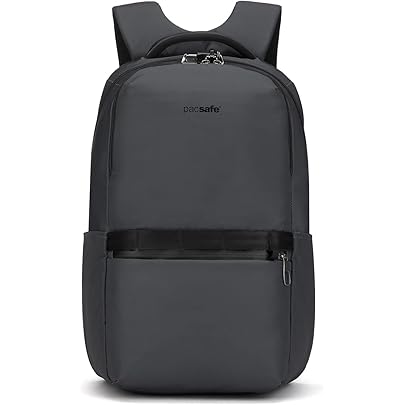 タグ付き！ pacsafe VIBE 25L ブラック バックパック Amazon.com: Pacsafe Vibe 25L Anti Theft Travel Pack Casual Daypack