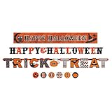 Amscan New Age Scare Halloween Party Assorted Sizes Banner Kit (4 Piece), Multicolor, One Size