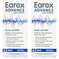 Earex Advance Ear Wax Removal Drops- Dual Action 12ml x2