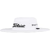 Titleist Tour Aussie Hat (White/Black, One Size, 2020) Bucket Sun Golf Cap