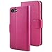 i-Blason Case Designed for iPhone 7/ iPhone 8, [Wallet Case] [Kickstand] Leather Cover with Credit Card ID Holders (Pink)
