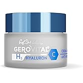 GEROVITAL Anti-Wrinkle Day Face Cream Rich in Hyaluronic Acid, Vitamin C and Niacinamide, Vitamin E, Intense Moisturizer, for Normal, Mixed, Dry Skin, 50 ml