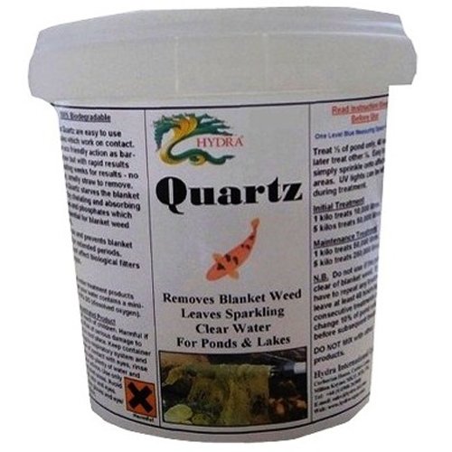 Hydra Quartz 1kg Blanket Weed Treatment Pond Water Blanket Weed Control Sludge Buster Pond
