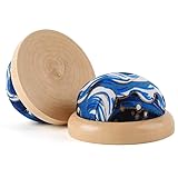 Round Pin Cushion, Wooden Base Cute Needle