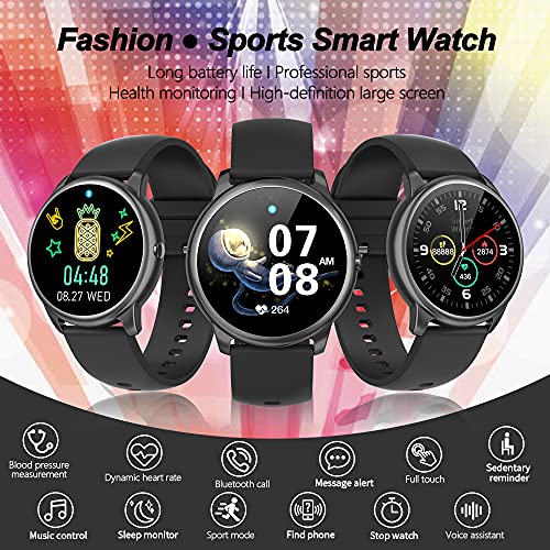 Smart Watch for Android iOS Phones Make/Answer Call, Fitness Tracker