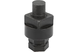 T40058 Crankshaft Key Turning Socket Carbon Steel Crankshaft Pulley Tool Replacement for 6 Cylinder 2.4 3.2L FSI Engine