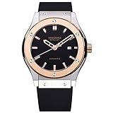 VEADONS Men's Classic Gold Automatic Mechanical Stainless Steel Watch