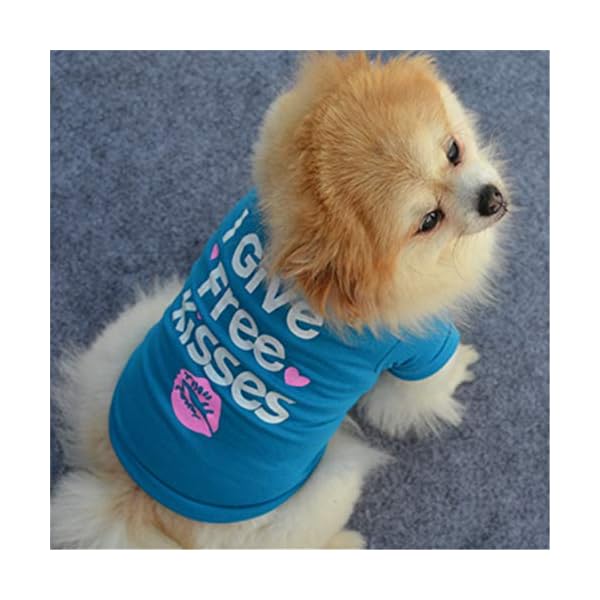 KAIKUN Abbigliamento Cani Estate Cappottino Cane Estate Vestiti per Cuccioli Vestiti per Cani Vestiti per Cani per L…