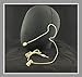 Voicebooster Speak Out Low Profile Headset Microphone Light-Weight Single Ear-Hook Omnidirectional Microphone for Teachers, Coaches & Presenters - 3.5mm Plug Mic for Voice Amplifiers