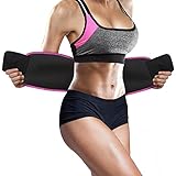 perfotek waist trimmer belt slimmer kit weight loss wrap stomach fat burner low back and lumbar support with sauna suit effect best abdominal trainer