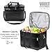 Portable Soft Sided Cooler Bag Collapsible Folding Fully Insulated | 52 Can Capacity | Hard Top and Bottom | Waterproof Cotton Canvas Material Perfect for Camping, Fishing, Daily Trip to Beach