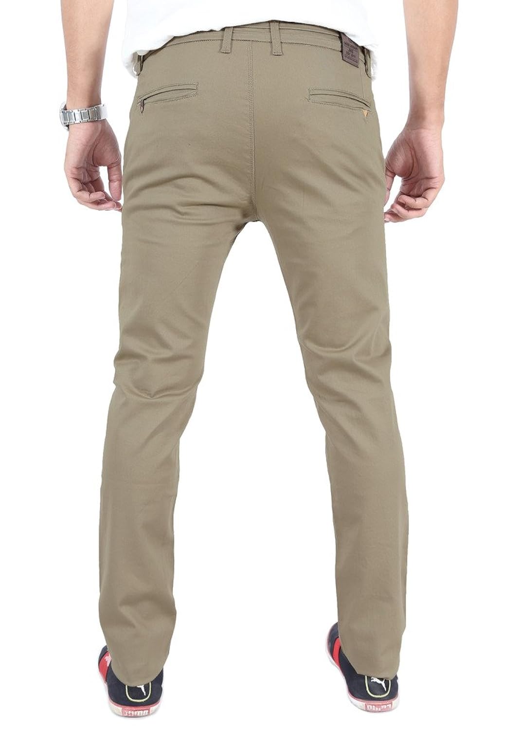 100% cotton lycra slim fit stretchable mens cheops by uber urban