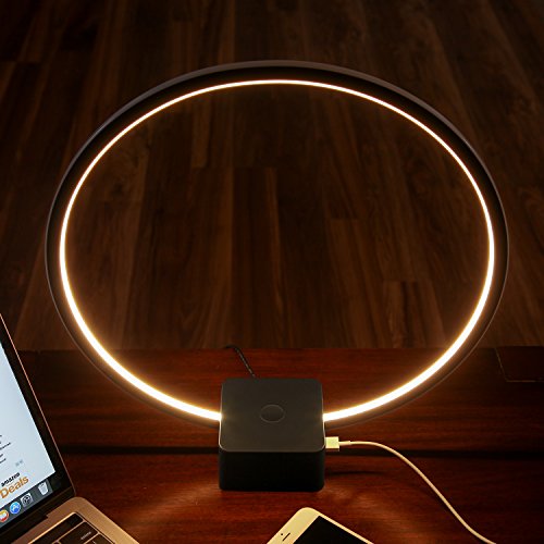 Brightech Circle LED USB Table & Desk Lamp Bright Orb Import It All