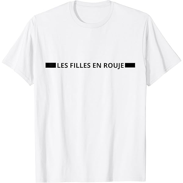 Tシャツ(半袖/袖なし) Rouje TEE-SH LOUIS les filles en rouje Amazon.com: LES FILLES EN ROUJE T-SHIRT : Clothing, Shoes & Jewelry