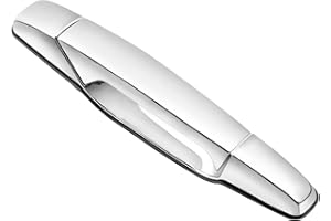 Reeoutdoor Exterior Chrome Door Handle, Front Right Side Compatible with 2007-2013 Silverado Suburban Tahoe Avalanche Sierra Yukon Cadillac Escalade, Replaces# 22738722 84053436 80545