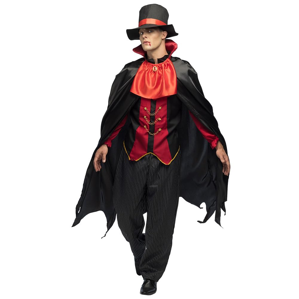 Boland 79245 Adult Vampire Master Costume, Multi-Coloured, S