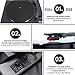 LP&No.1 Retro Record Player Supporting Vinyl to MP3 Recording, 3-Speed Belt Drive Turntable with Built-in Stereo Speakers and RCA Output, Blackthumb 2