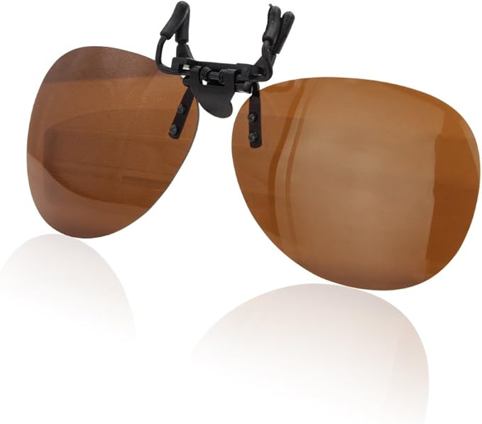 Duco Polarized Clipon Sunglasses Flipup Eyewear Aviator Style