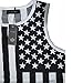 F.C.Men American Flag Print Wave Tank Top