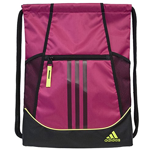 adidas Alliance II Sackpack, Bold Pink/Semi Solar Yellow/Black, One Size