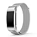 CIDETTY For Fitbit Charge 2 Band, Stainless Steel Milanese Loop Metal Bracelet Strap with Strong Magnetic Clasp for Fitbit Charge 2