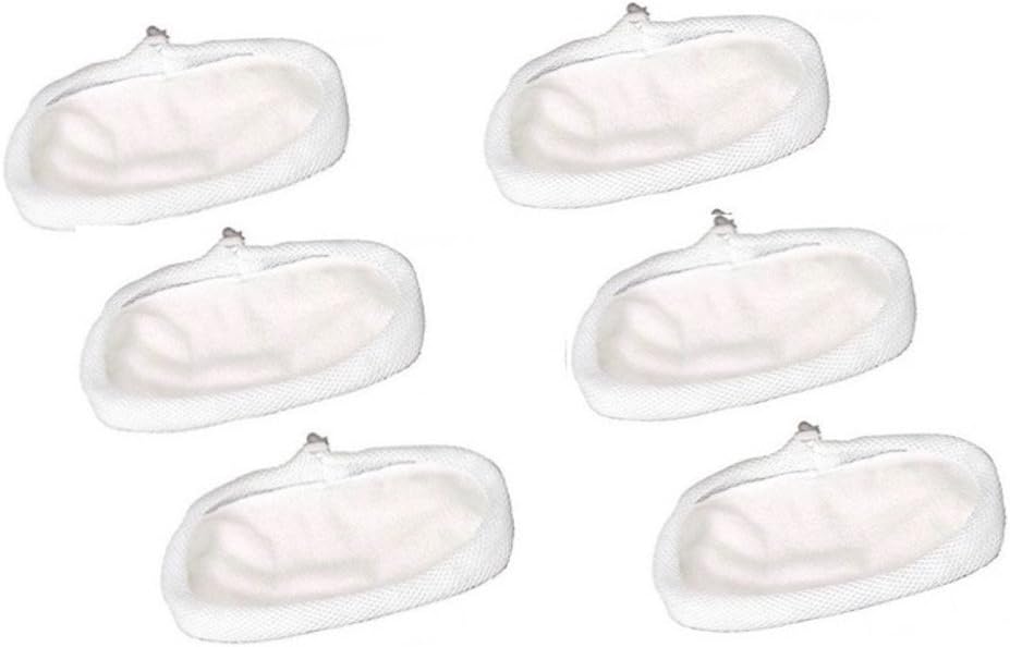 Steam Mop Pads for Morphy Richards 2 in 1, 9 in 1, 12 in 1 70495, 720501, 720502, 720020, 720021, 720022, 720023 (6 Pack)