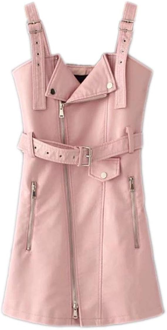 Amazon Smileレディース ワンピース Pu レザー ミニ スカート 美脚 着痩せ オフィス 通勤 春秋ベルト 付き ファッション 韓国風 ボトムス スカート 通販