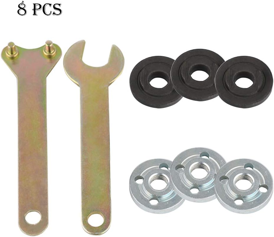 8PCS Vankcp 100mm Angle Grinder Replacement Parts Grinder Angle Spanner