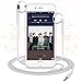 Jin&C Premium Quality Headphones Earphones Earbuds with Mic & Remote Control, Compatible with iPhone/iPad /iPod 2PACK -White