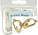 12 Pair Gold Plated Clip on Earring Findings Pierced Look with Easy Open Loop for Easy Converting from Standard Ear Wires