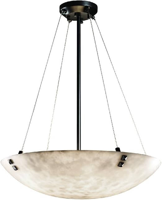 Amazon Com Justice Design Group Lighting Cld 9662 35 Mblk F3 Led5