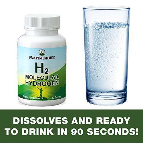 H2 Molecular Hydrogen Water Tablets. Clinically Validated Active H2