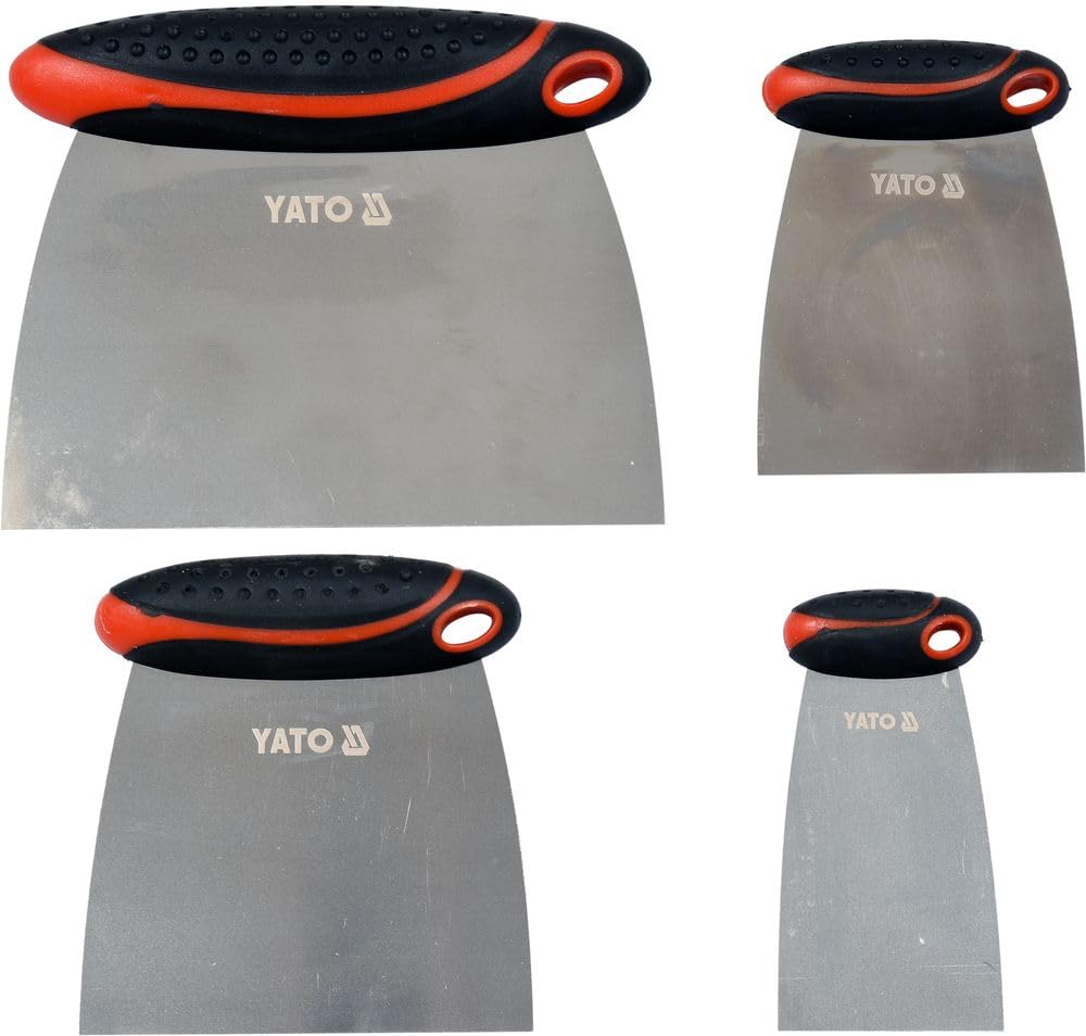 YATO Flexible Stainless Steel Filling Knife Set 4Pcs 50-150mm (YT-52790)