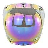 SPYMINNPOO Open Face Helmet, Visor Motorcycle