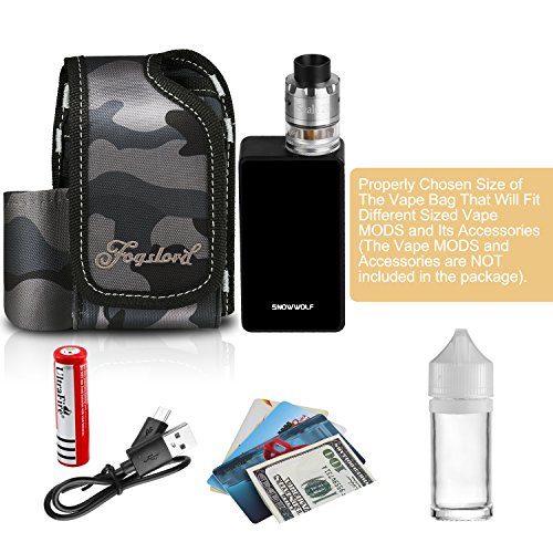 FogsLord Travel Carry Vape Case Multiple Use for Vape Box Mod Kit Bag