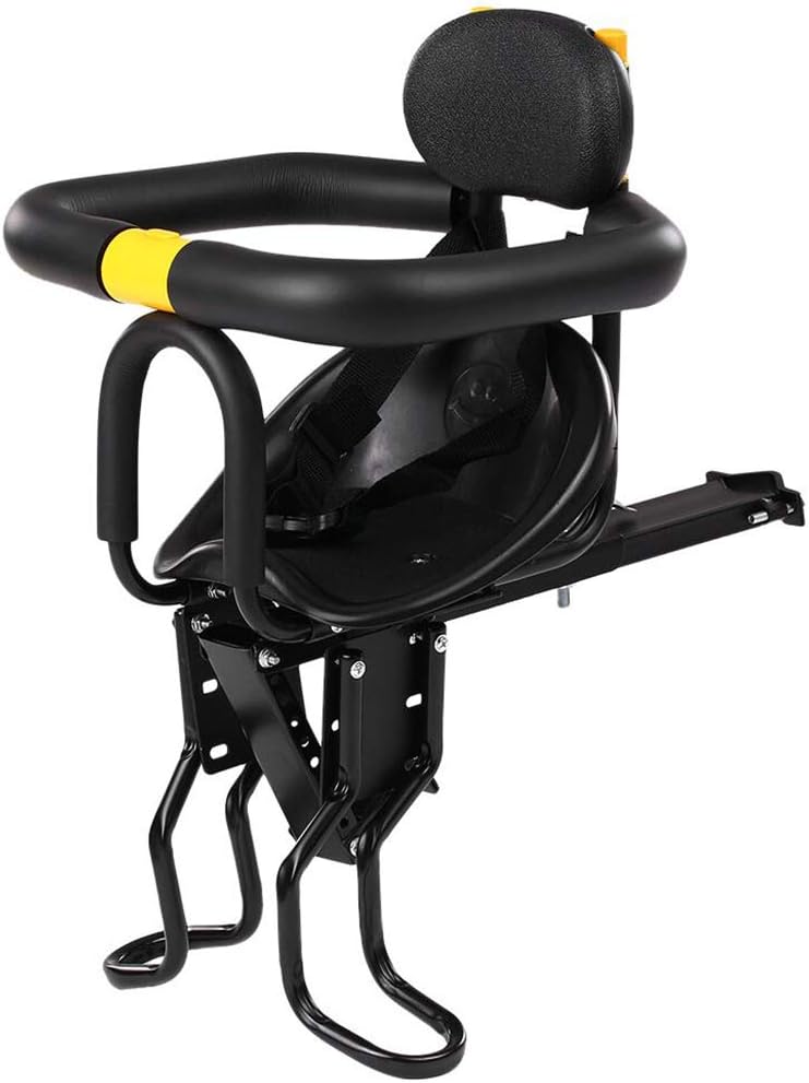 GBEST Front Mount Child Bicycle Seat,Safety Stable Baby Kids Children Bike Front Seat Chair Carrier Sport Seats Saddle Cushion