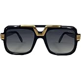 Cazal 664 Sunglasses 001SG Black/Grey Gradient Lens 56mm