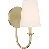 Crystorama Payton 1 Light Vibrant Gold Sconce