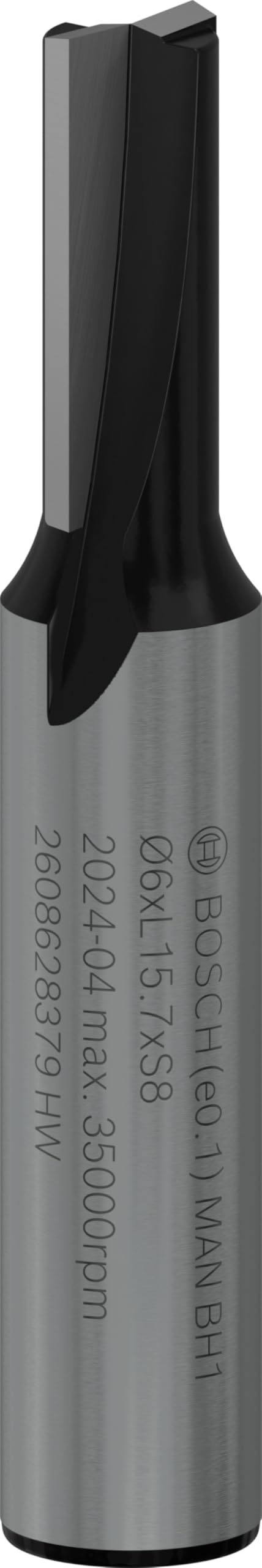 Hints Bosch Professional Grooving cutter standard (for wood, shaft 8 mm, diameter 6 mm, working length 15.7 mm, accessories for hand milling tools)