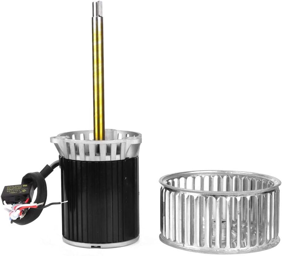 220V Long Shaft Motor High Temperature Motor Drying Box Oven Blast Motor and Wind Wheel for Reflow Soldering Boiler Tunnel Furnace Dedicated