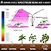 Grow Light Bulb Indoor Plant - Grow Light For Indoor Plants - Led Grow Light - Plant Lights With Clip - Growing Lamp For Plants Growth with Timer