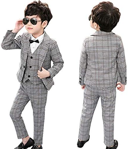 子ども服 子供スーツ 男の子 19 4点セット キッズ おしゃれ フォーマル スーツ 入園式 英国風 在庫処分 発表会 七五三 長袖 結婚式 誕生日 入学式 ベビースーツ