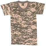 Boys Short Sleeve T-Shirt Large Army Digital (ACU Digital Camouflage)