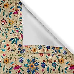 Ambesonne Oriental Floral Window Valance Pack of