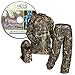HECS Suit Deer Hunting Clothing with Human Energy Concealment Technology - Camo 3 Piece Shirt, Pants, Headcover - Lightweight Breathable in Mossy Oak Country & Realtree Xtra | Mossy Oak, Large