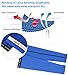Shinymod Arm Sleeves UV Protection Sleeves for Men Women Youth Arm Warmers Compression Sports Long Sleeves Cycling Hiking Golf Basketball Driving Fishing Tattoo Covers Elbow Sleeves (Blue, L)