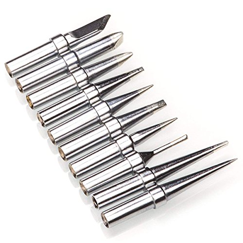 10 PCS Weller ET Soldering Iron Replacement Tips for WES51/50,WESD51,PES51 / 50,LR21 Solder Tip